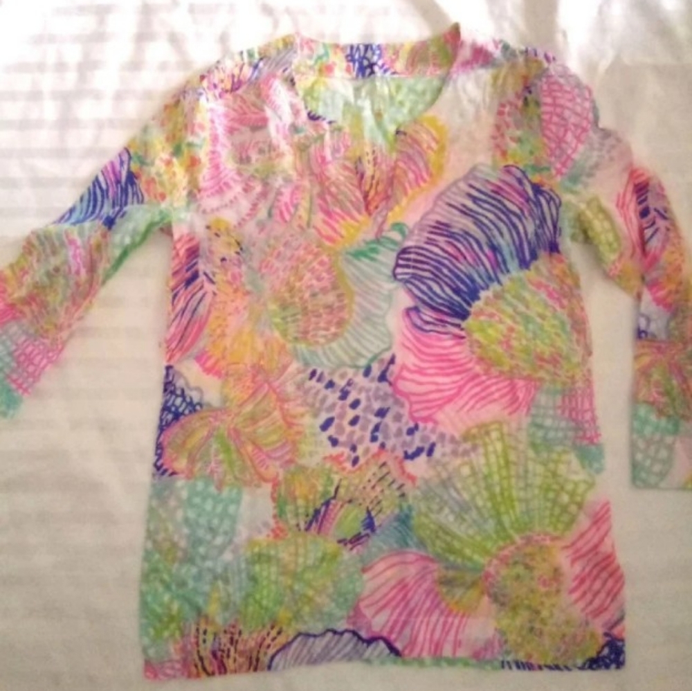 Lily pulitzer tunic top xs